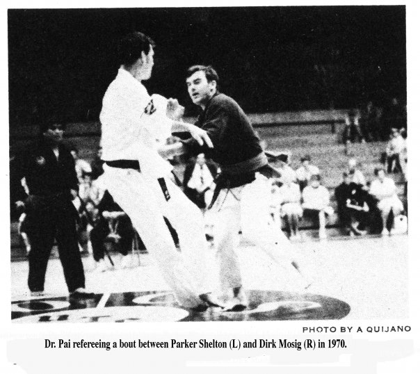  Parker Shelton, Dirk Mosig and Pai as the referree 